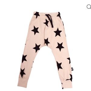 nununu Black Star Print Kids Joggers